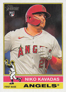 2025 Topps Heritage Baseball Niko Kavadas #320 RC