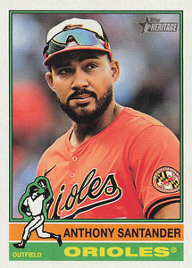 2025 Topps Heritage Baseball Anthony Santander #321
