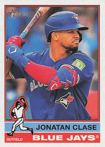 2025 Topps Heritage Baseball Jonatan Clase #327