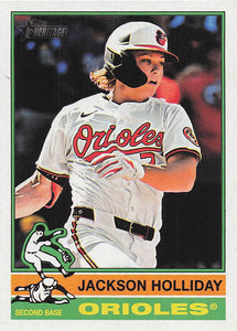 2025 Topps Heritage Baseball Jackson Holliday #329