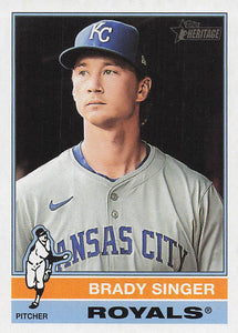 2025 Topps Heritage Baseball Brady Singer #333