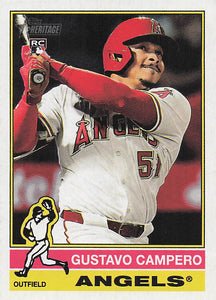 2025 Topps Heritage Baseball Gustavo Campero #339 RC