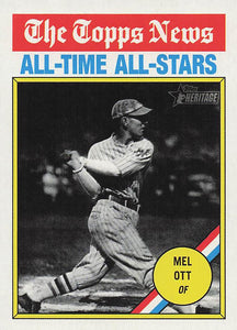 2025 Topps Heritage Baseball Mel Ott #348