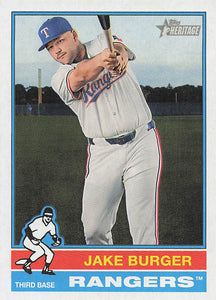 2025 Topps Heritage Baseball Jake Burger #352