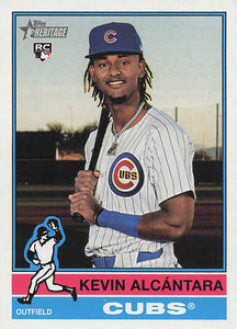 2025 Topps Heritage Baseball Kevin Alcántara #353 RC