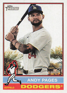 2025 Topps Heritage Baseball Andy Pages #379