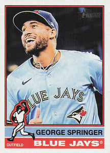 2025 Topps Heritage Baseball George Springer #393