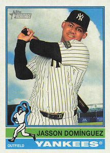 2025 Topps Heritage Baseball Jasson Domínguez #453