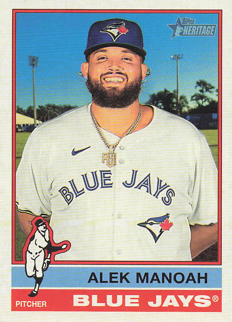 2025 Topps Heritage Baseball Alek Manoah #486