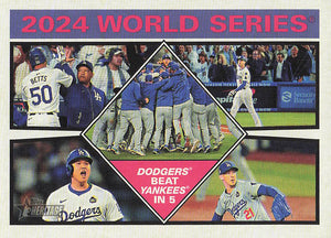 2025 Topps Heritage Baseball Los Angeles Dodgers #462
