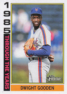 2025 Topps Heritage Baseball Through The Years Dwight Gooden #TTY-7