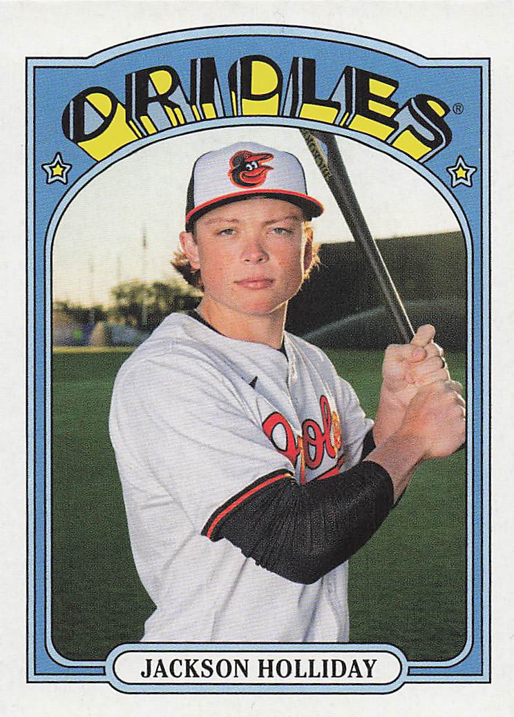 2025 Topps Heritage Baseball Heritage 25th Anniverssary Jackson Holliday #H25-21