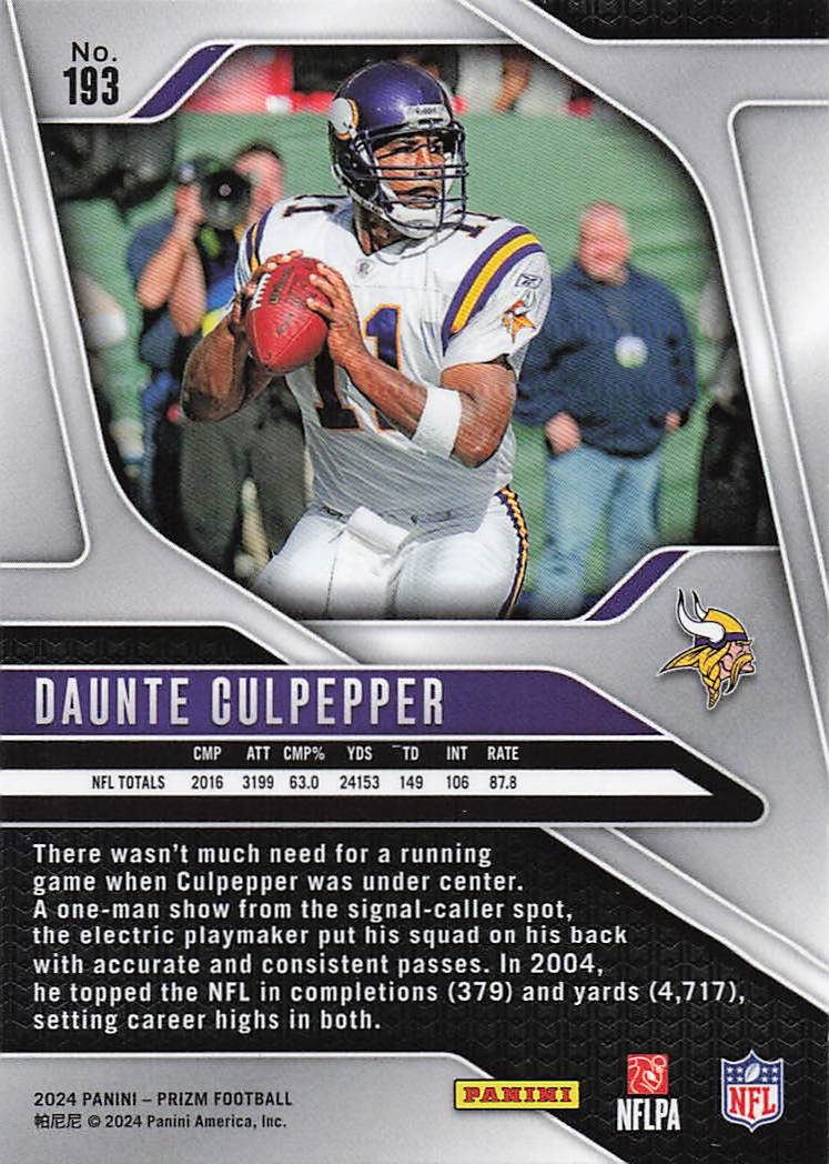 2024 Panini Prizm Daunte Culpepper #193