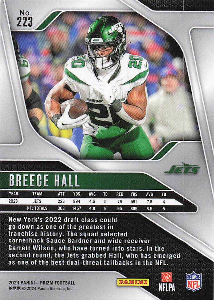 2024 Panini Prizm Breece Hall #223