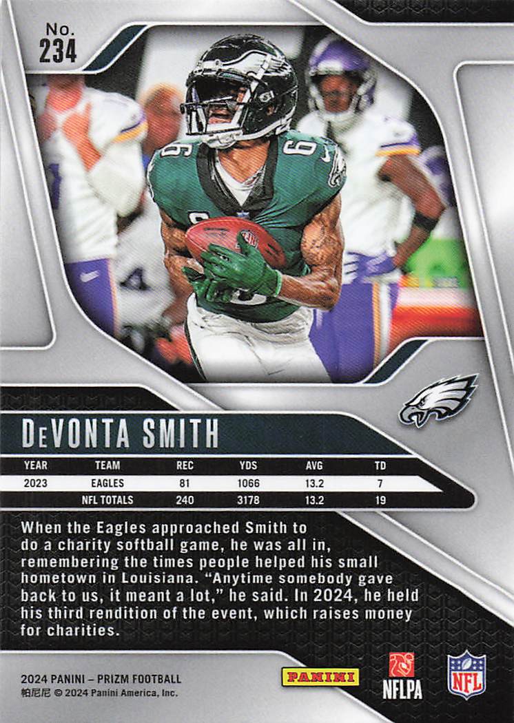 2024 Panini Prizm DeVonta Smith #234