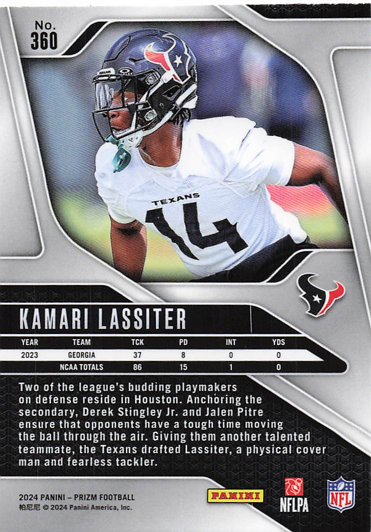 2024 Panini Prizm Kamari Lassiter #360 RC