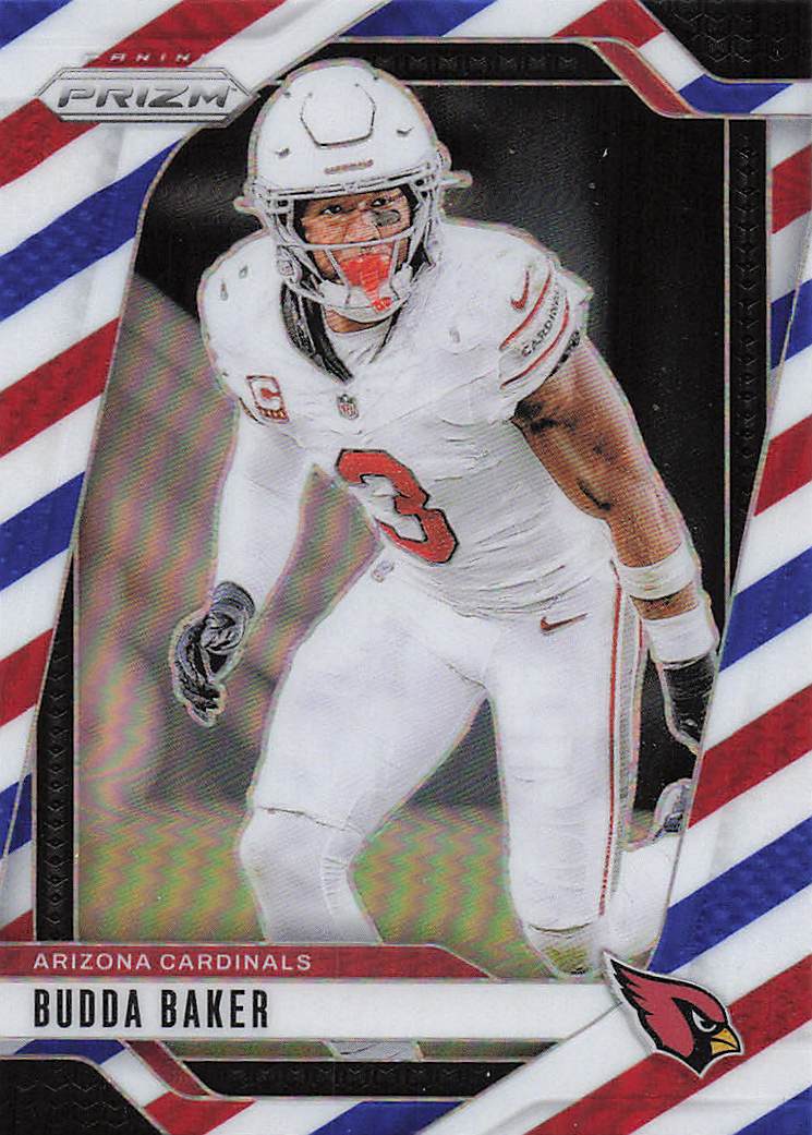2024 Panini Prizm Red White Blue Budda Baker #5