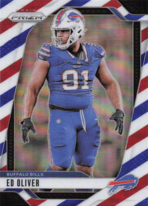 2024 Panini Prizm Red White Blue Ed Oliver #32