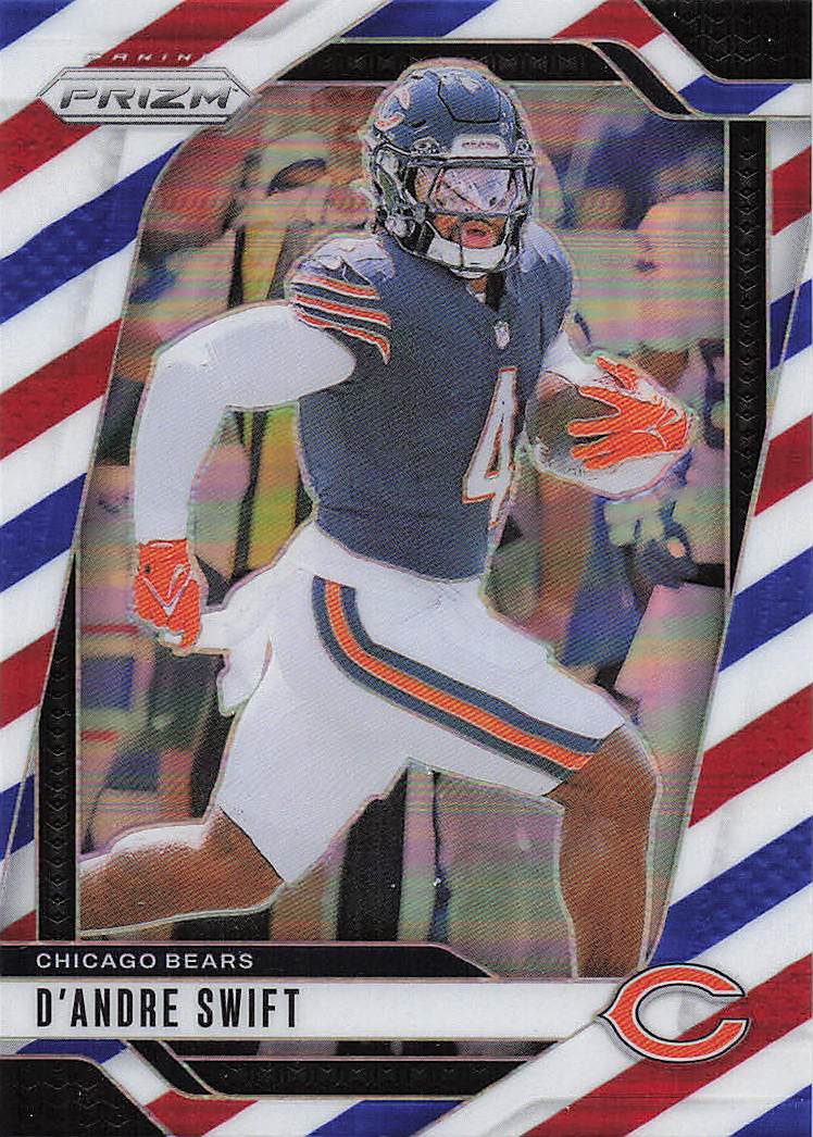 2024 Panini Prizm Red White Blue D'Andre Swift #47
