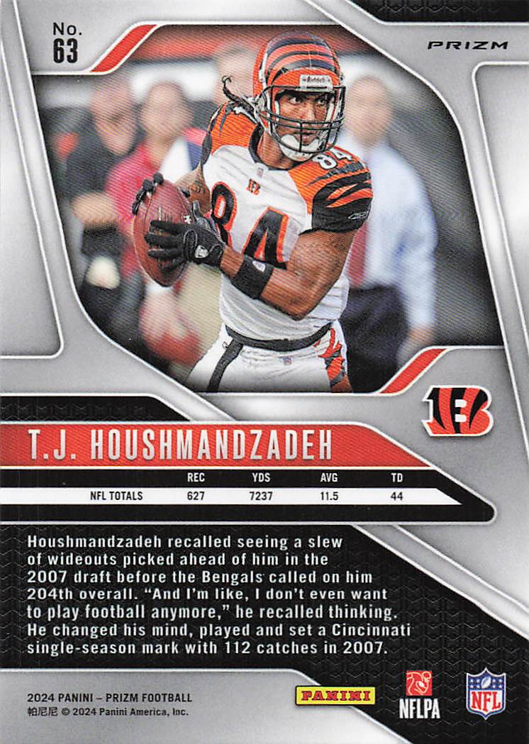 2024 Panini Prizm Red White Blue T.J. Houshmandzadeh #63