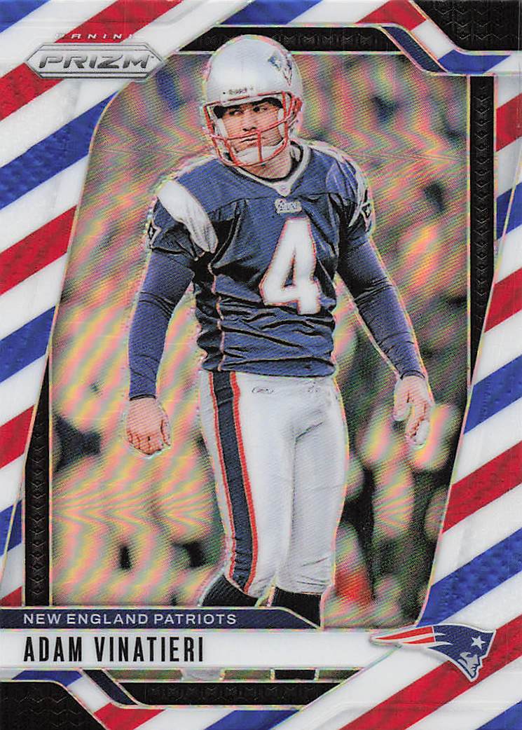 2024 Panini Prizm Red White Blue Adam Vinatieri #199