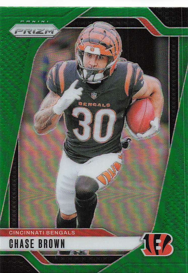 2024 Panini Prizm Green Prizm Chase Brown #60