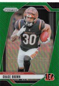 2024 Panini Prizm Green Prizm Chase Brown #60