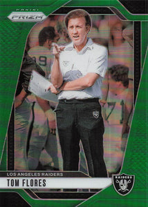 2024 Panini Prizm Green Prizm Tom Flores #156