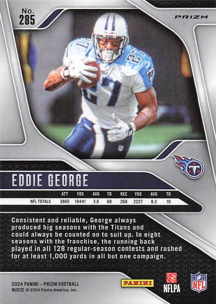 2024 Panini Prizm Silver Prizm Eddie George #285