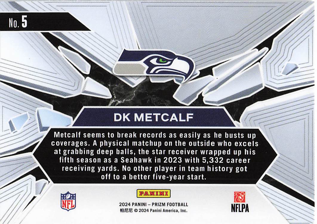 2024 Panini Prizm Break DK Metcalf #5