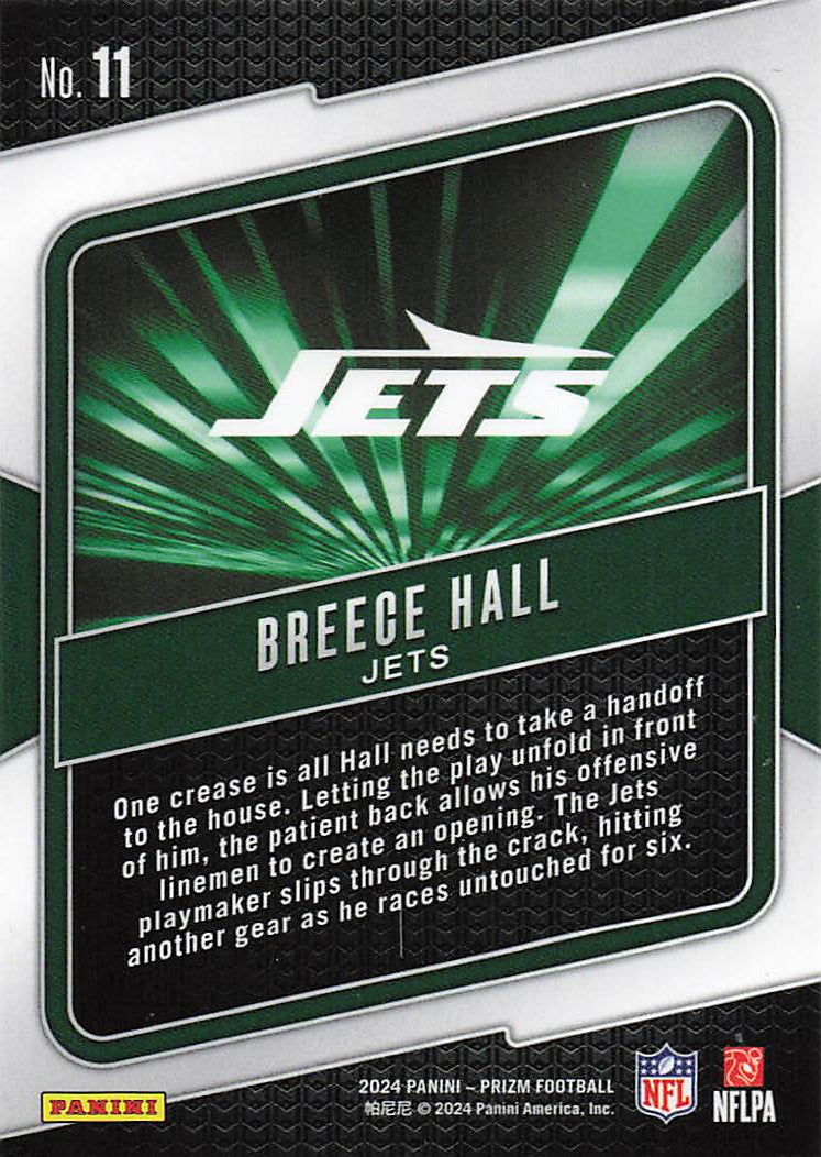 2024 Panini Prizm Hype Hype Hype Breece Hall #11