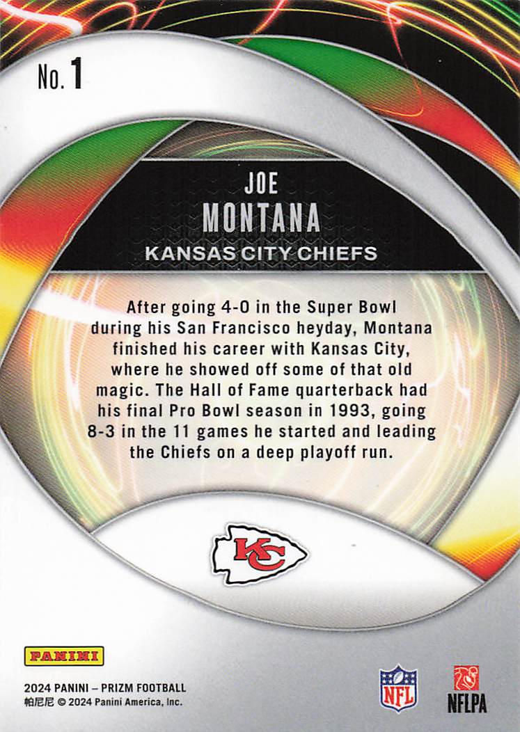 2024 Panini Prizm Portals Joe Montana #147