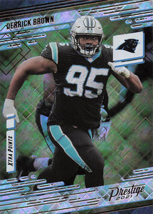2021 Panini Prestige Xtra Points Diamond Derrick Brown #80