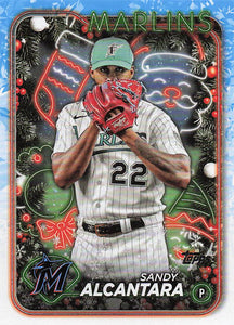 2024 Topps Holiday Sandy Alcantara #H11
