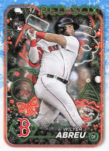 2024 Topps Holiday Wilyer Abreu #H13 RC