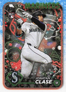 2024 Topps Holiday Jonatan Clase #H14 RC