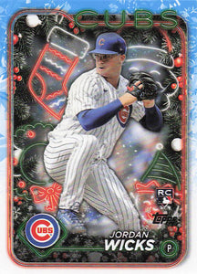 2024 Topps Holiday Jordan Wicks #H38 RC