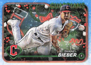 2024 Topps Holiday Shane Bieber #H79