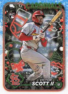 2024 Topps Holiday Victor Scott II #H105 RC