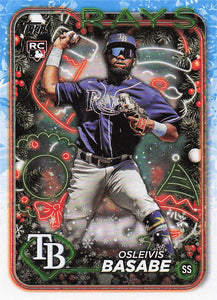 2024 Topps Holiday Osleivis Basabe #H118 RC