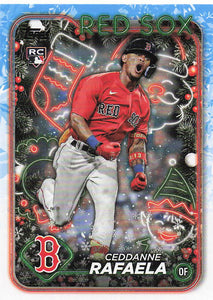 2024 Topps Holiday Ceddanne Rafaela #H121 RC