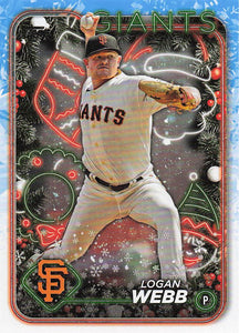2024 Topps Holiday Logan Webb #H122