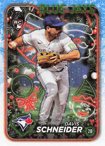 2024 Topps Holiday Davis Schneider #H132 RC