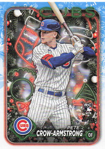 2024 Topps Holiday Pete Crow-Armstrong #H136 RC