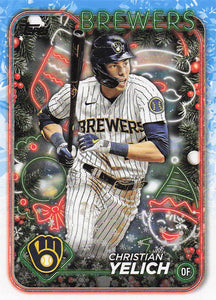 2024 Topps Holiday Christian Yelich #H140