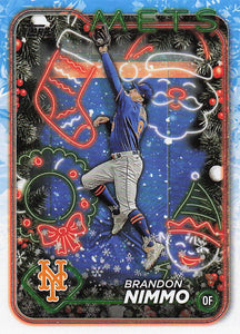 2024 Topps Holiday Brandon Nimmo #H142