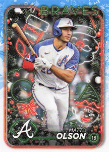 2024 Topps Holiday Matt Olson #H146