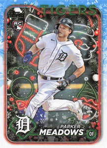 2024 Topps Holiday Parker Meadows #H149 RC