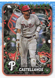 2024 Topps Holiday Nick Castellanos #H195