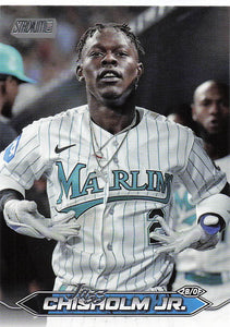 2024 Topps Stadium Club Jazz Chisholm Jr. #186